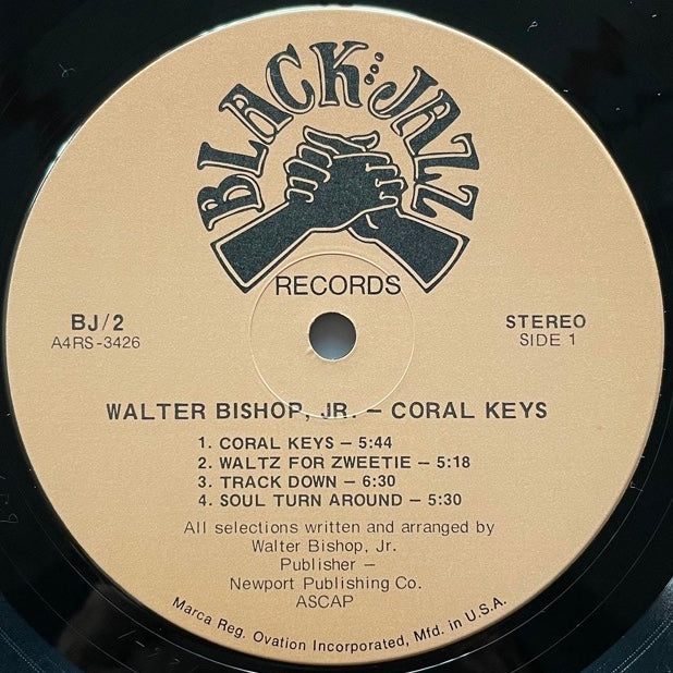 WALTER BISHOP JR. / CORAL KEYS - U.S. Black Jazz Original in spanish sleeve