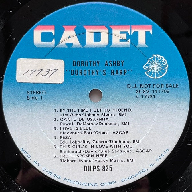DOROTHY ASHBY / DOROTHY'S HARP - US Cadet Promo Original