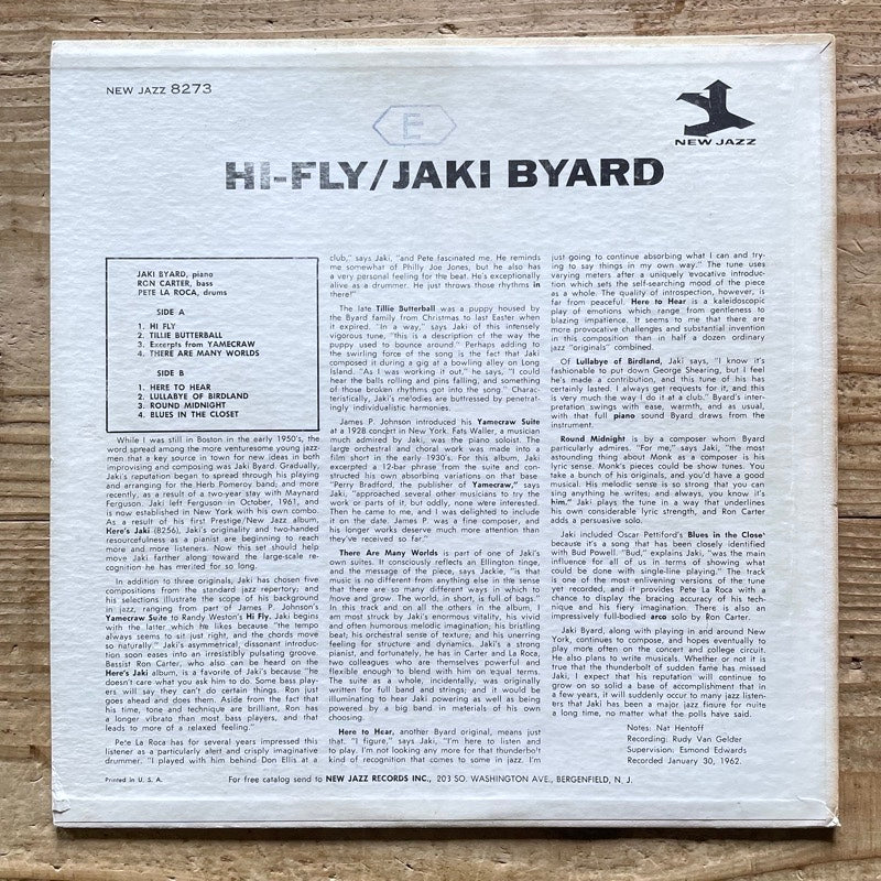 JAKI BYARD / HI-FLY - US New Jazz Original