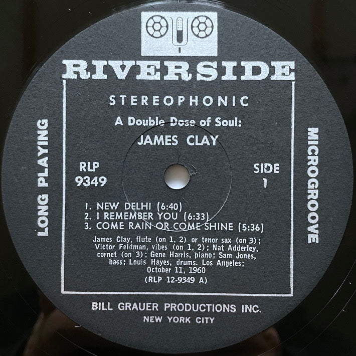 JAMES CLAY / A DOUBLE DOSE OF SOUL - US Riverside