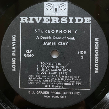 JAMES CLAY / A DOUBLE DOSE OF SOUL - US Riverside