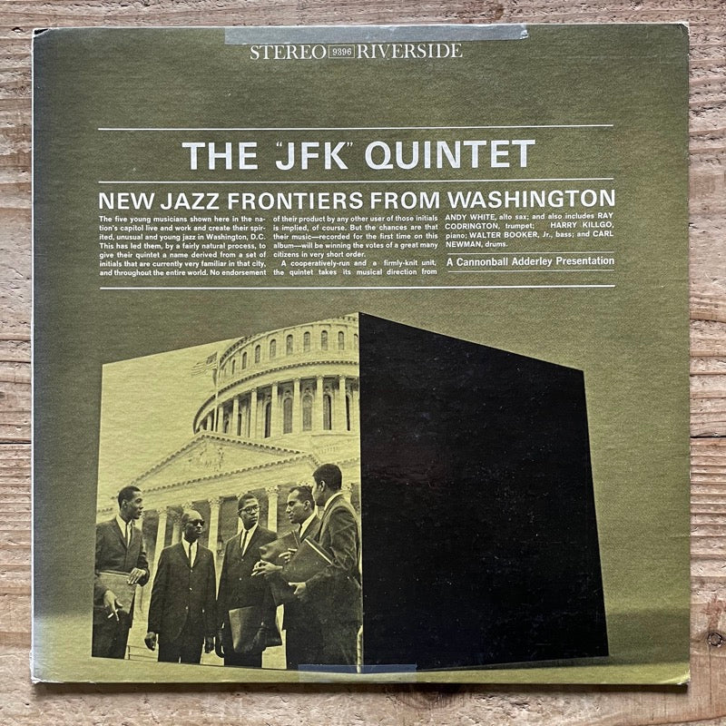THE JFK QUINTET / NEW JAZZ FRONTIERS FROM WASHINGTON - US Riverside Original