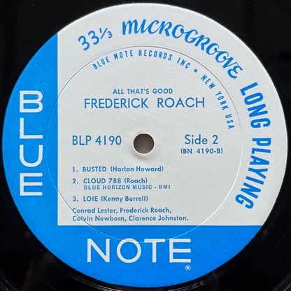 FREDDIE ROACH / ALL THAT'S GOOD - US Blue Note Original