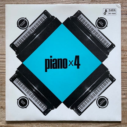 V.A. / PIANO X 4 - German Saba Mono Original