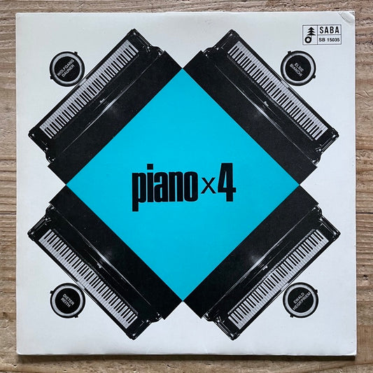 V.A. / PIANO X 4 - German Saba Mono original