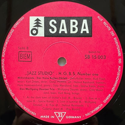 HANS KOLLER - WOLFGANG DAUNER / JAZZ STUDIO - German Saba Mono original