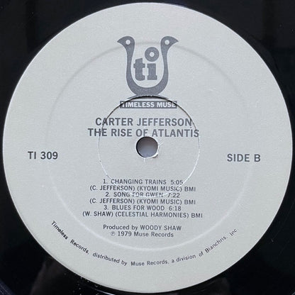 CARTER JEFFERSON / THE RISE OF ATLANTIS - US Timeless Muse Original