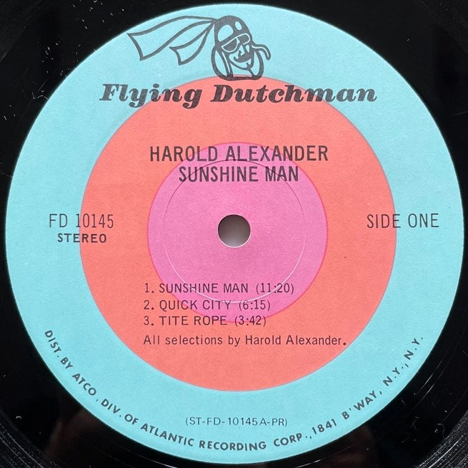 HAROLD ALEXANDER / SUNSHINE MAN - US Flying Dutchman Original
