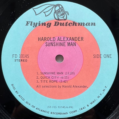 HAROLD ALEXANDER / SUNSHINE MAN - US Flying Dutchman Original