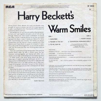 HARRY BECKETT / WARM SMILES - UK RCA original