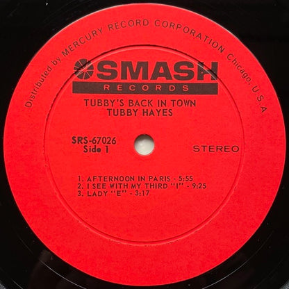 TUBBY HAYES / TUBBY'S BACK IN TOWN - US Smash