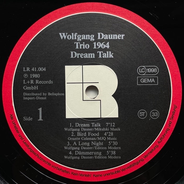 WOLFGANG DAUNER TRIO / DREAM TALK - German L+R