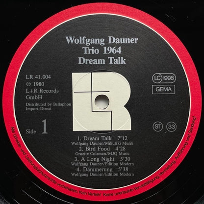 WOLFGANG DAUNER TRIO / DREAM TALK - German L+R