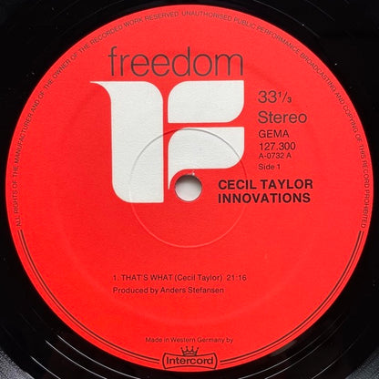 CECIL TAYLOR / INNOVATIONS - German Freedom