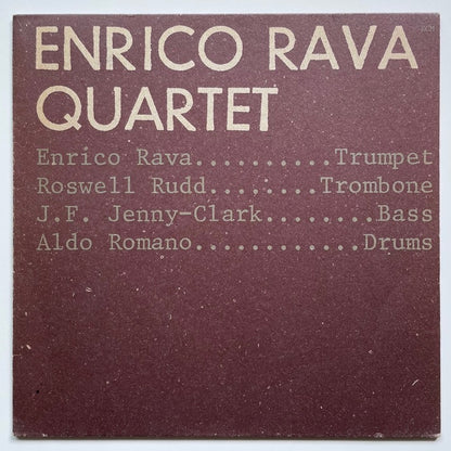 ENRICO RAVA QUARTET - German ECM 1122 Original