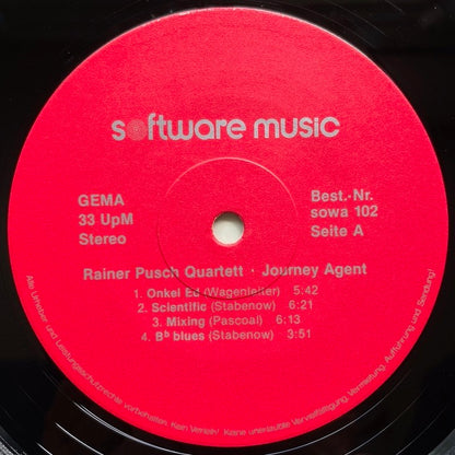 RAINER PUSCH QUARTET / JOURNEY AGENT - German Software Music Original