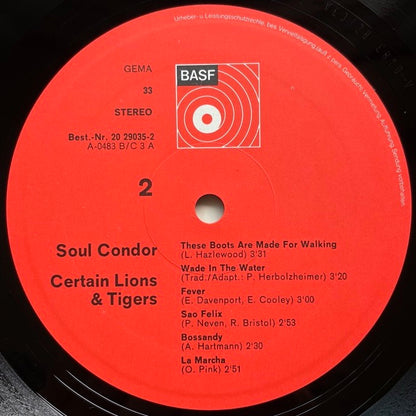 CERTAIN LIONS & TIGERS/ SOUL CONDOR