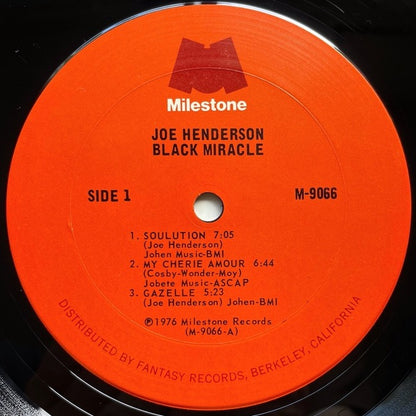 JOE HENDERSON / BLACK MIRACLE - US Milestone original