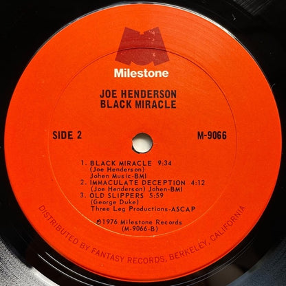 JOE HENDERSON / BLACK MIRACLE - US Milestone original