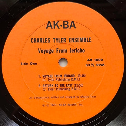 CHARLES TYLER ENSEMBLE / VOYAGE FROM JERICHO - US AK-BA original Orange cover