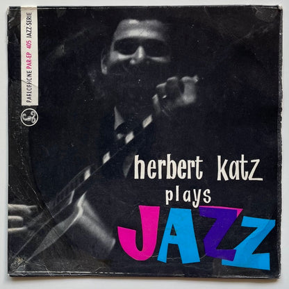 HERBERT KATZ / PLAYS JAZZ (7") - Finland Parlophone original EP