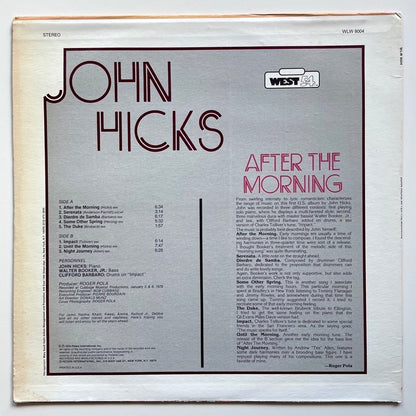 JOHN HICKS / AFTER THE MORNING - US West 54 Original