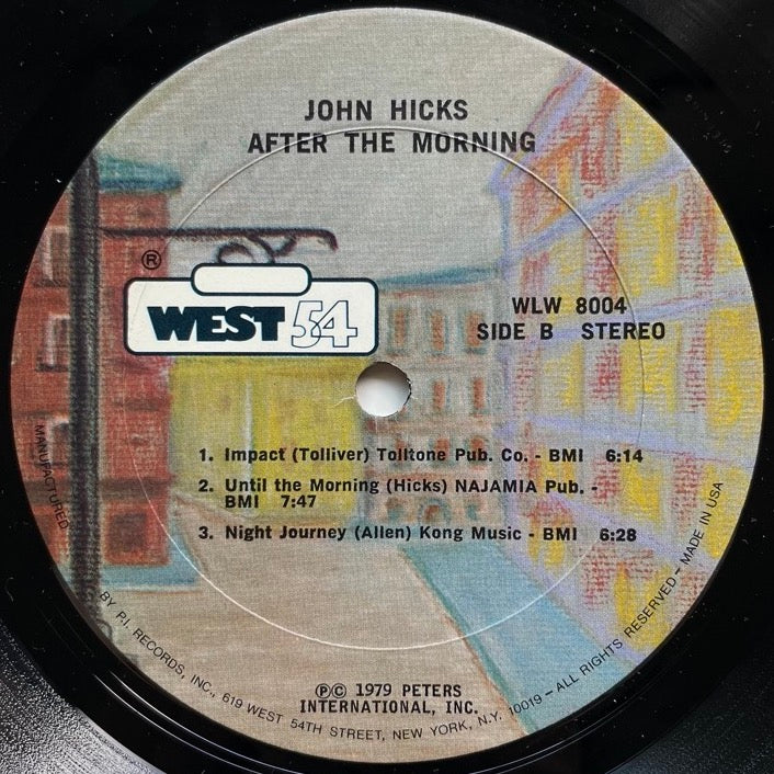 JOHN HICKS / AFTER THE MORNING - US West 54 Original