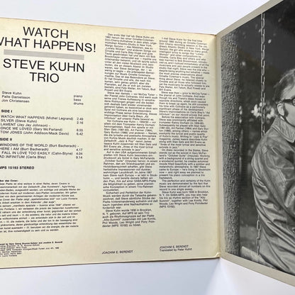 STEVE KUHN TRIO / WATCH WHAT HAPPENS - German MPS Original