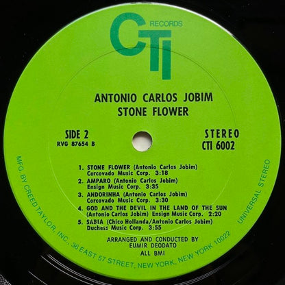 ANTONIO CARLOS JOBIM / STONE FLOWER - US CTI Original