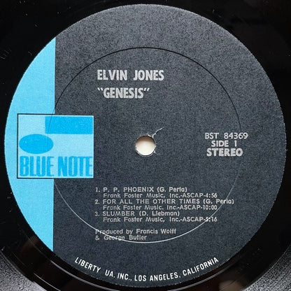 ELVIN JONES / GENESIS - US Blue Note Liberty/UA