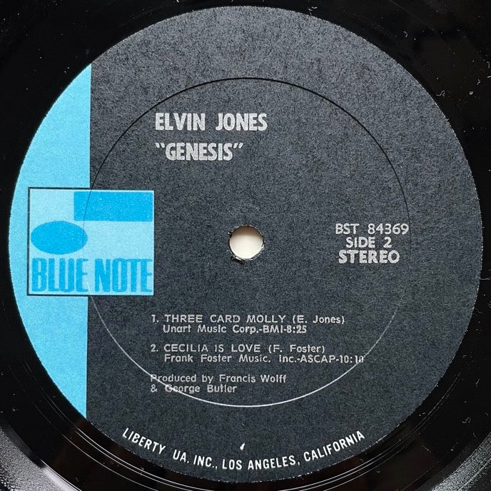 ELVIN JONES / GENESIS - US Blue Note Liberty/UA