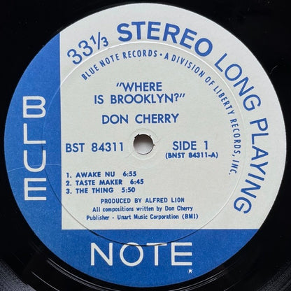 DON CHERRY / WHERE IS BROOKLYN? on Blue Note Liberty Original