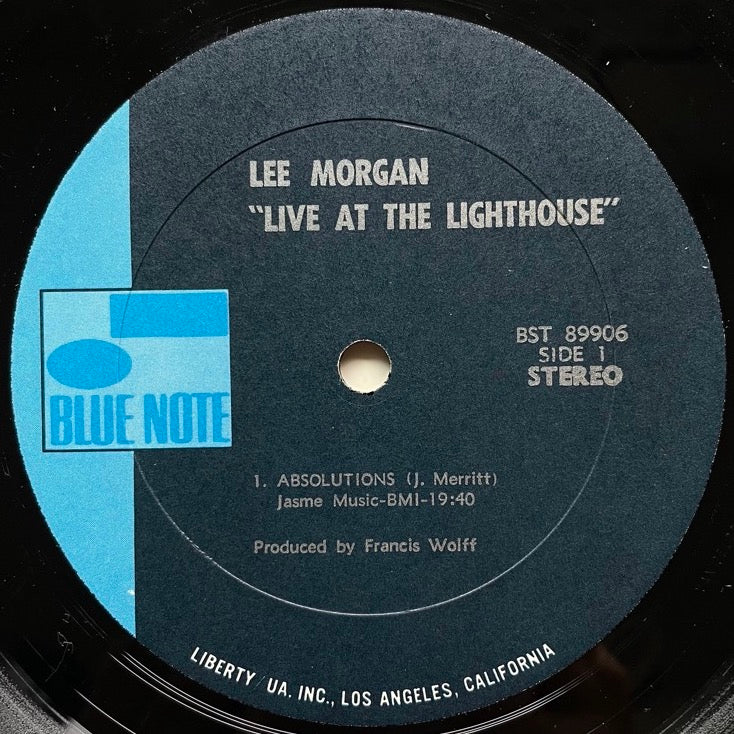 LEE MORGAN / LIVE AT THE LIGHTHOUSE on Blue Note - US Liberty/UA 2LP