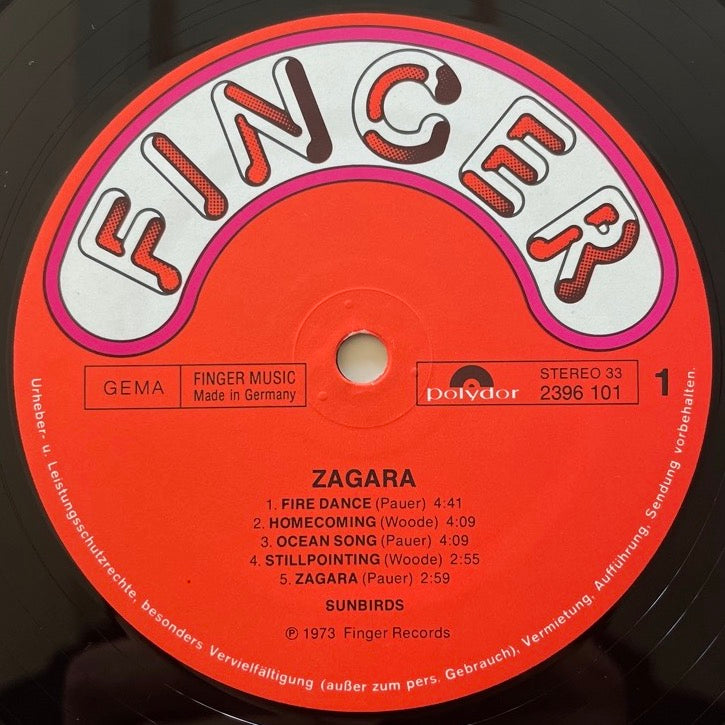 SUNBIRDS / ZAGARA - German Finger Original