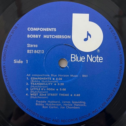 BOBBY HUTCHERSON / COMPONENTS - US Blue Note 70's