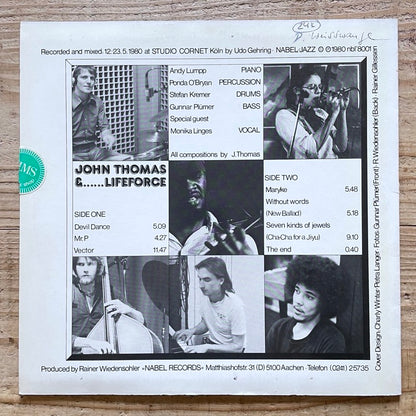 JOHN THOMAS &amp; LIFEFORCE / DEVIL DANCE - German Nabel Original