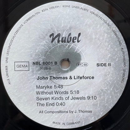 JOHN THOMAS &amp; LIFEFORCE / DEVIL DANCE - German Nabel Original