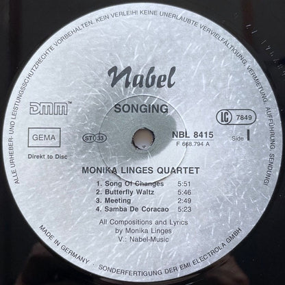 MONIKA LINGES QUARTET / SONGING - German Nabel Original