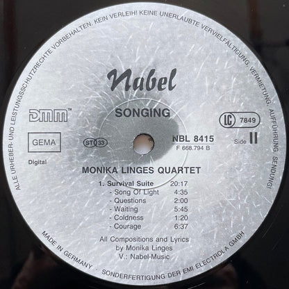 MONIKA LINGES QUARTET / SONGING - German Nabel Original