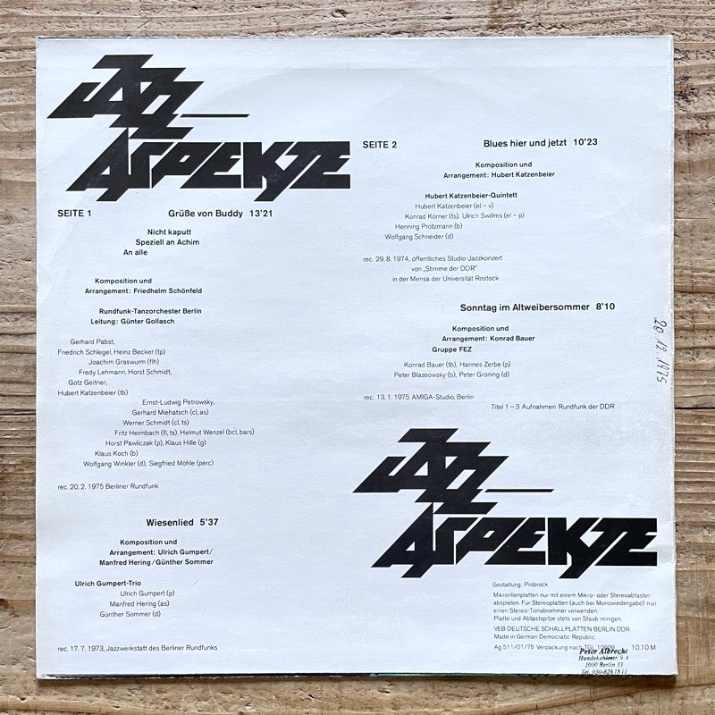V.A. / JAZZ-ASPEKTE - German Nova Original
