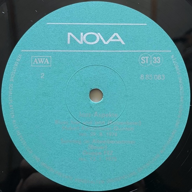 V.A. / JAZZ-ASPEKTE - German Nova Original