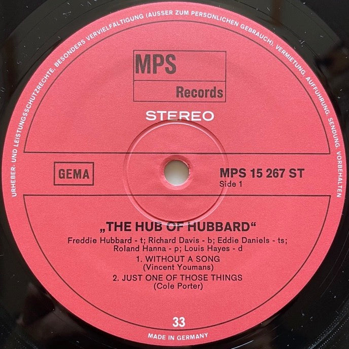 FREDDIE HUBBARD / THE HUB OF HUBBARD - German MPS Original