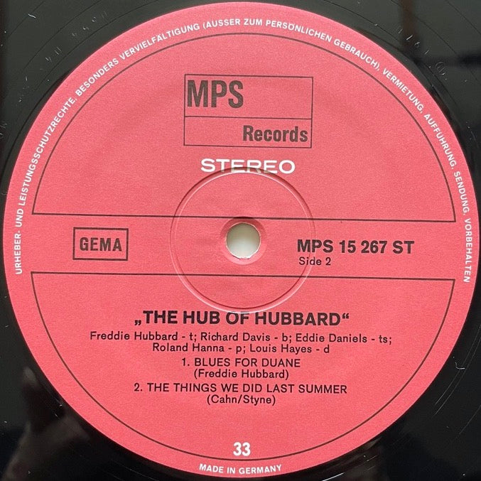 FREDDIE HUBBARD / THE HUB OF HUBBARD - German MPS Original