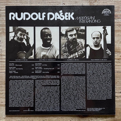 RUDOLF DASEK feat. ANDREW CYRILLE / INTER-LANDING - Czech Supraphon Original