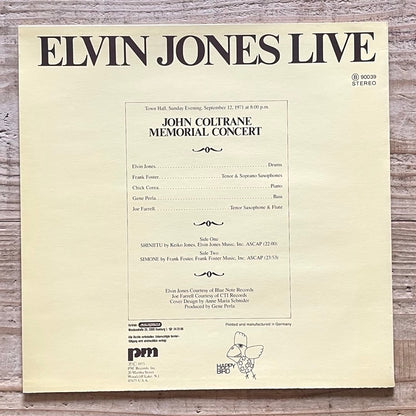 ELVIN JONES / LIVE - Germany Happy Bird