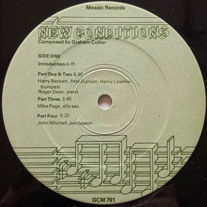 GRAHAM COLLIER MUSIC / NEW CONDITIONS - UK Mosaic Original