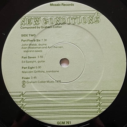 GRAHAM COLLIER MUSIC / NEW CONDITIONS - UK Mosaic Original