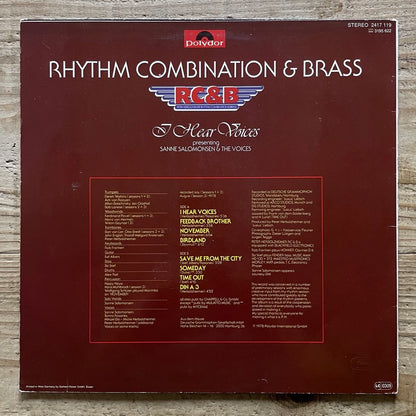 PETER HERBOLZHEIMER RHYTHM COMBINATION & BRASS / I HEAR VOICES - German Polydor original