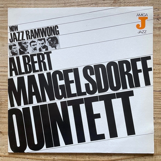 ALBERT MANGELSDORFF QUINTETT / NOW JAZZ RAMWONG - German Amiga