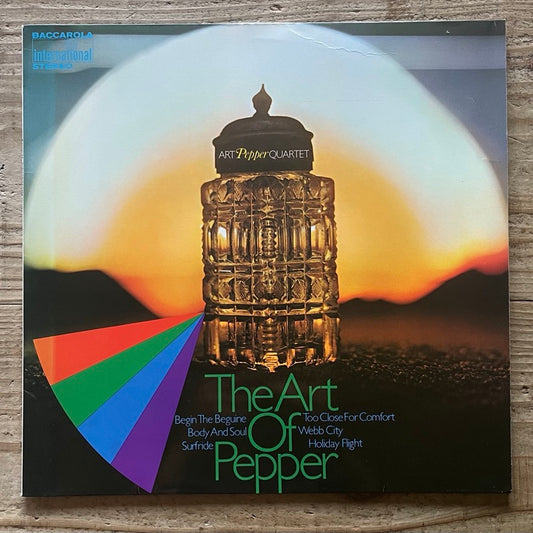 ART PEPPER / THE ART OF PEPPER - German Baccarola Original